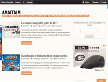Tablet Screenshot of amattajm.com.ar
